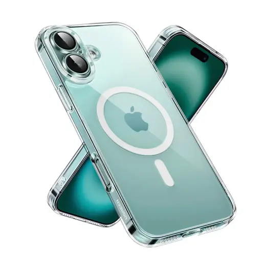 Ugreen Classy Clear Magnetic iPhone 16 Case - Transparent Foto 2