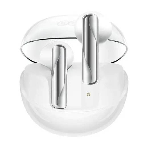 TWS QCY AilyBuds Clear T32 Headphones (white) Foto 2