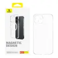 Magnetic Phone Case for iPhone 15 Plus Baseus OS-Lucent Series (Clear) Photo