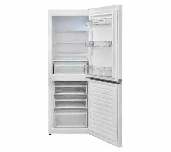 SHARP ledusskapis ar saldētavu apakšā, 152 cm, balts