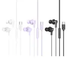 Wire earphones USB C Hoco M114 white — Foto 3