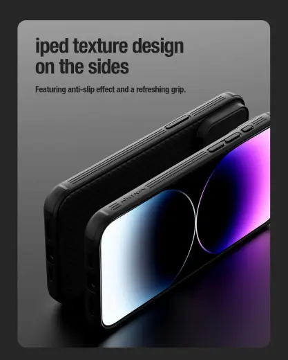 Nillkin CamShield Pro PC+TPU Case for Iphone 15 Pro blue Фото num