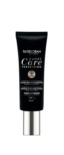 Deborah, 24 Ore Care Perfection, Hydrating, Liquid Foundation, 02, Beige, SPF 20, 30 ml *Tester