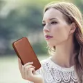 iCarer CE Oil Wax Premium Leather Folio Case iPhone 14 Plus magnetic flip case MagSafe brown (AKI14220707-BN) — Photo 14