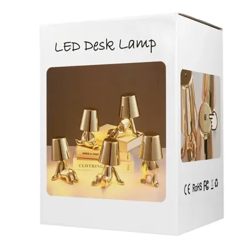 Night lamp Silver Man design E Фото num