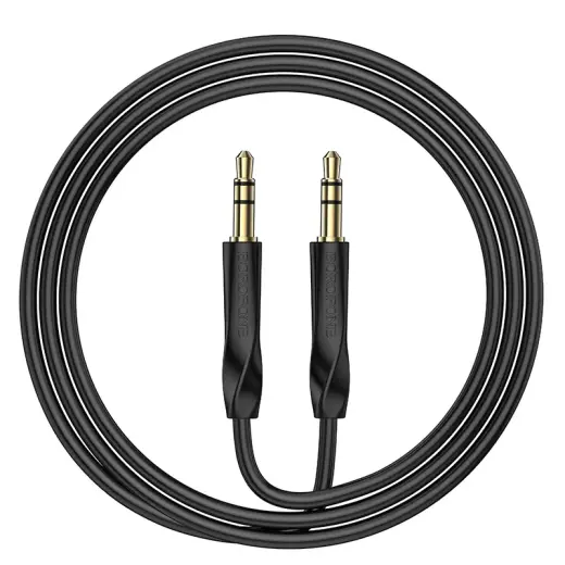 Borofone Cable BL16 - jack 3,5mm to jack 3,5mm - 1 metr black Foto 4