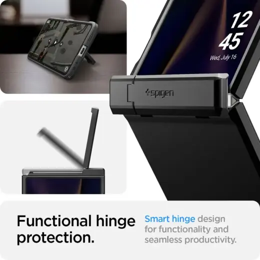 SPIGEN TOUGH ARMOR PRO MAG MAGSAFE GALAXY Z FLIP 7 BLACK Фото num