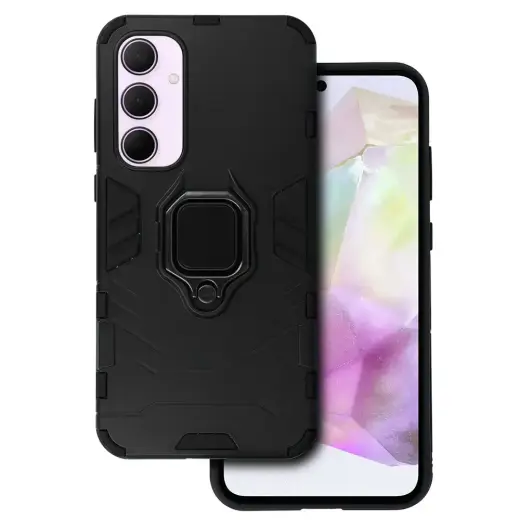 Ring Armor Case for Samsung Galaxy A35 Black