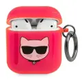 Karl Lagerfeld KLA2UCHFP AirPods cover pink Choupette Фото num