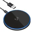 Wozinsky WLI-01Y 15W Qi Inductive Charger with USB-C Cable - Black Foto 1