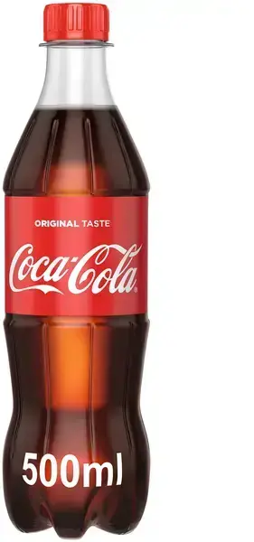 Gāzēts dzēriens COCA COLA, PET, 0.5 l