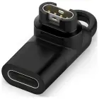 Adapter USB-C MajesticLine for Charging Garmin Watches black Фото num