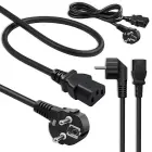 Qoltec Power cable SCHUKO | IEC C13 | CEE 7/7 | 3x0.50mm² | Pure copper Cu | 1.5m Фото num