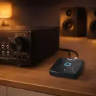 Qoltec Wireless Audio HiFi Home&Car Transmitter Receiver | Bluetooth 6.0 | NFC | 2 x RCA | 1 x 3.5mm MiniJack | Microphone Foto 6