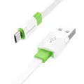 Borofone Cable BX89 Union - USB to Micro USB - 2,4A 1 metre white-green Фото num