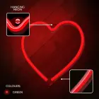 Neon LED Light HEART red Bat + USB FLNE07 Forever Light Foto 5