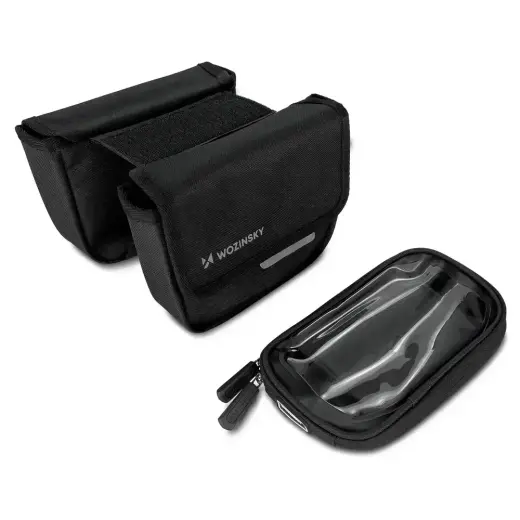 Wozinsky bicycle frame bag, waterproof phone case, 1.5l, black (WBB26BK) Foto 8