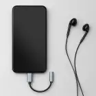 Qoltec Adapter USB-C | Jack 3.5mm | 10cm | Aluminium — Photo 5