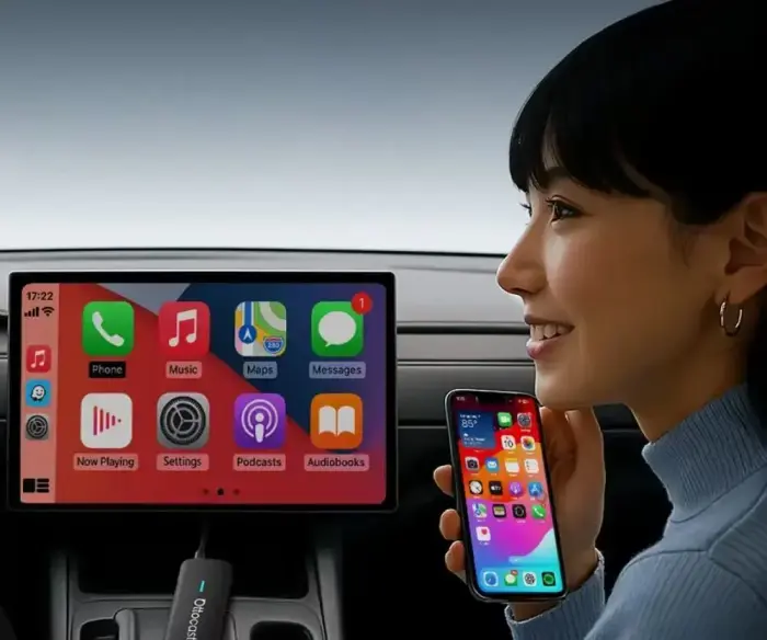 Car adapter OTTOCAST Mirrortouch CA450-T black Foto 4