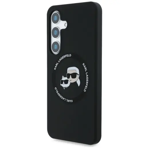 Karl Lagerfeld silikona telefona maciņš Samsung Galaxy S25 Plus melns Foto 2