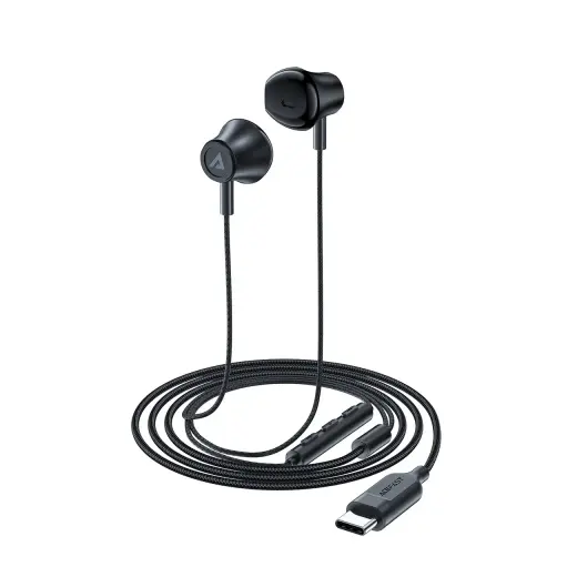 Acefast L2 in-ear headphones with USB-C connector, microphone and remote control 1.2 m - black Foto 4