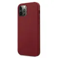 Mini MIHCP12LSLTRE iPhone 12 Pro Max 6,7" czerwony|red hard case Silicone Tone On Tone Photo
