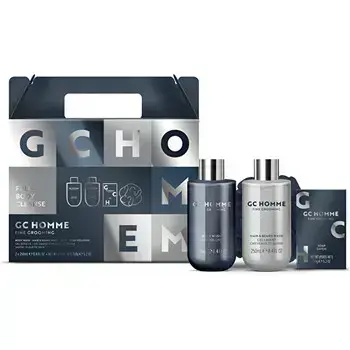 Grace Cole Homme The Grooming Body Care Set ( Černý pepř & Mandarinka ) - Dárková sada péče o tělo s houbičkou ( 4 ks )