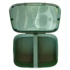 Food storage container rectangular with divider 1.8L Snap Box green/fun-tilities — Photo 2