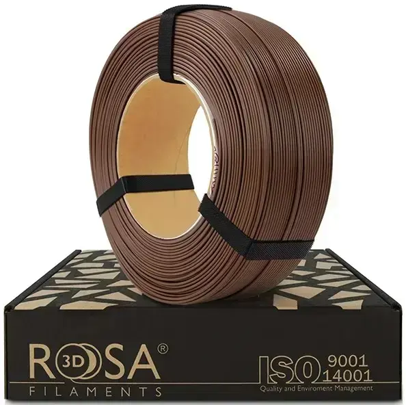 Filament PLA chocolate brown 1.75mm 1kg refill Rosa3D