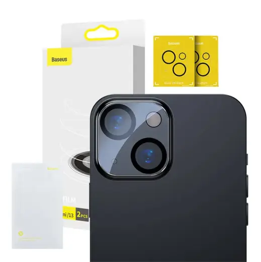 Tempered glass for full camera lens Baseus for iPhone 13 | 13 Mini (2pcs) Foto 4