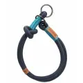 Collar for dogs : Trixie BE NORDIC choke, S: 35 cm|ø 6 mm, dark blue|light blue Photo