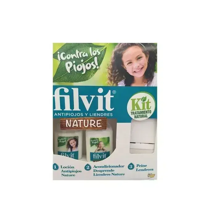 Filvit  Nature Anti Lice Lotion 125ml Set 2 Pieces