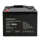 Qoltec AGM battery | 12V | 80Ah | 23.5kg | Maintenance-free | Strong | LongLife | for UPS, RV, boat, heater Foto 5