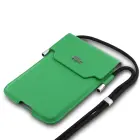 Lacoste PVC Iconic Petit Pique Metal Logo Phone Pouch XL Green Foto 2