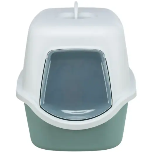 Closed cat litter tray - Trixie Vico cat litter tray, with hood, 40 × 40 × 56 cm Photo