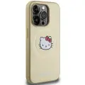 Hello Kitty Leather Kitty Head MagSafe case for iPhone 15 Pro - gold Фото num