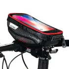 WILDMAN traveling bag for bike handlebars with zipper E1 1L ( 4 "- 7" ) black Photo