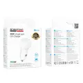 Borofone Car charger BZ34A Cloud - Type C - PD 20W white Foto 4