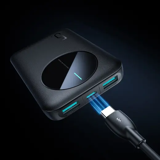 Ārējais akumulators Joyroom JR-PBF13 5000mAh 2.4A 2x USB-A 1x USB-C - melns Foto 8