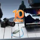 Wzmocniona kieszeń dyskowa Orico OTPX-G2 M.2 NVMe/SATA SSD USB-C 3.2 taktyczna - szaro-zielona Foto 3