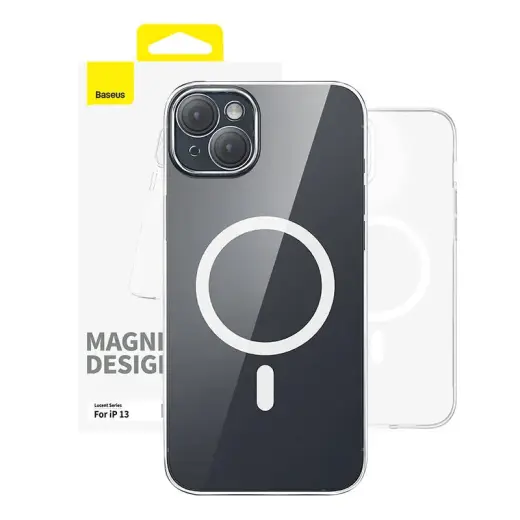 Magnetic Phone Case for iP 13 Baseus OS-Lucent Series (Clear) Photo