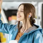 Bluetooth headphones 5.3 T85 ENC TWS blue — Photo 5