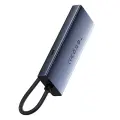 Hub Baseus UltraJoy Series Lite 4-Port (USB to USB 3.0*3+RJ45*1+USB-C 5V) (gray) Foto 3