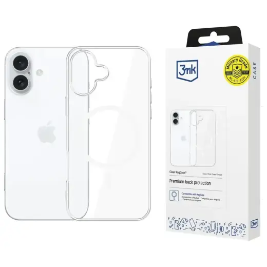 Case 3MK Clear MagCase for Apple iPhone 17