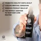 Crazy Bull Hair Tonic for Men - Cooling Hair Growth Spray with Castor Oil & Menthol - Hydrating Anti Frizz Heat Protection Spray for Oily & Dry Scalp  Foto 6