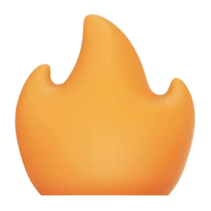 Flame lampshade for the Flextail Tiny Pump 2X lamp (orange)