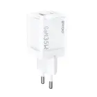 BWOO GaN wall charger CDA222 PD 35W 1 x USB 1 x USB-C, white Foto 2
