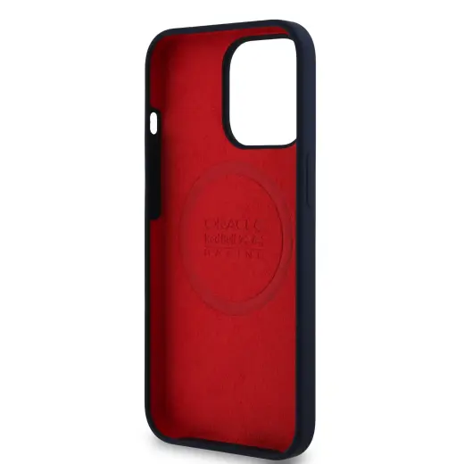 Red Bull Silicone Horizontal Logo phone case for iPhone 13 Pro with MagSafe support navy Photo