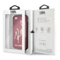 Karl Lagerfeld KLHCI8DLKSRE Signature Glitter Silicone Cover Чехол для Apple iPhone 7 | 8 | SE 2020 Красный — Фото 7