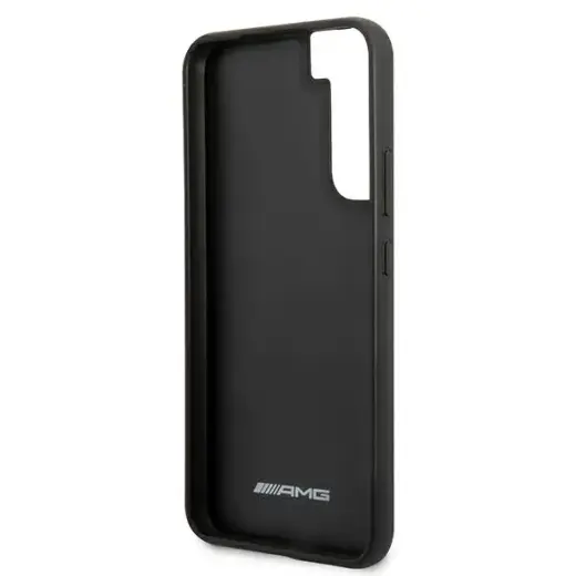 AMG Genuine Leather Perforated Case for Samsung Galaxy S22+ Black Фото num